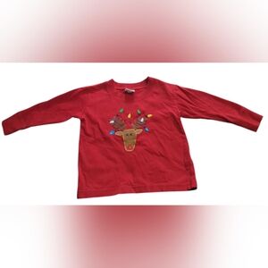 Glorimont Festive Red Reindeer Shirt Size 18 Months.